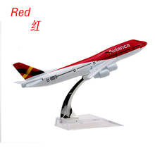 Avianca 16cm Diecast Airplane Model B747 Aviation Metal Alloy Boys Toy Gift Alloy Plane Static Display Adult Two Color 2024 - buy cheap