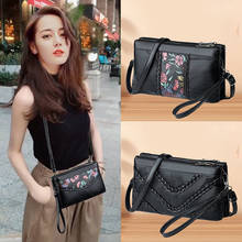 Designer Crossbody Bags for Women Tote Shoulder Bags Ladies PU Leather Flowers Pattern Clutch Purses Bolsa Feminin сумка женская 2024 - buy cheap