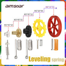 Tuerca M3 UM2, tornillo de nivelación con resorte, perilla CR10 M3/4, kit de montaje, tornillo de mano, plataforma de cama caliente, tuerca de fijación M3 x 40 M3 x 45 M4 x 35 2024 - compra barato