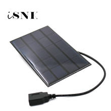 Panel Solar de 2W, 2,5 W, 4,5 W, 5V, salida USB, cargador de batería, regulador de voltaje, Banco de energía para teléfono móvil, CC 5,5x2,1 2024 - compra barato