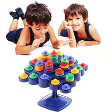 Topple-tablero de equilibrio de árbol de apilamiento, juegos interactivos para padres e hijos, juguete educativo, rompecabezas 2024 - compra barato