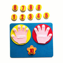 Children Maths Toys Finger Counting 1-10 Learning Kindergarten Mathematics Educational Toy Finger Numbers Set Maths Teaching Aid 2024 - buy cheap