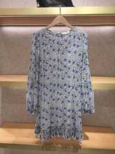 and 2021 summer spring new small fresh long-sleeved round neck printed women's dress 2024 - buy cheap