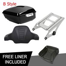 Motorcycle King Trunk Backrest Mount Rack For Harley Tour Pak Touring Road King Road Glide Street Glide Electra Glide 2014-2020 2024 - buy cheap