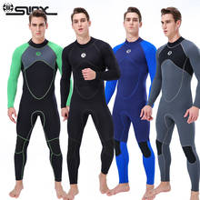 SLINX 3MM neoprene Wetsuit Men Scuba diving suit Full Body One Piece Surfsuit spearfishing Snorkeling winter thermal swimsuit 2024 - buy cheap