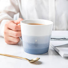 Caneca personalidade casa cerâmica copo simples nordic criativo copo de café 300ml 2024 - compre barato