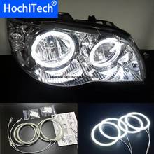 HochiTech for  Fiat Albea 2005-2012 Ultra bright SMD white LED angel eyes 2600LM 12V halo ring kit daytime running light DRL 2024 - buy cheap