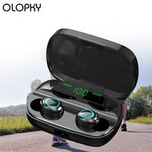 Wireless Earphone TWS Bluetooth 5.0 Sports Earphone HIFI LED Display 3500mAh Power Supply With Fingerprint Touch Noise Reduction 2024 - buy cheap