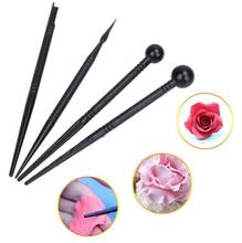 4 Pcs/Set Cake Carved Pens Flower Modelling Tools Fondant Cake Decorating Molds Tools Bakeware Gumpaste Sculpture Mold 2024 - buy cheap