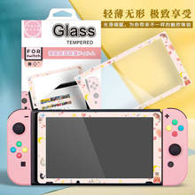 Tempered Glass Film Game Console Screen Protector for Nintend Switch Controller Protective Film for Animal Cross 2024 - buy cheap