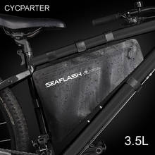 Bolsa triangular para cuadro de bicicleta de montaña, impermeable, de gran capacidad, 1.8L/3.5L, accesorios para calafateo 2024 - compra barato