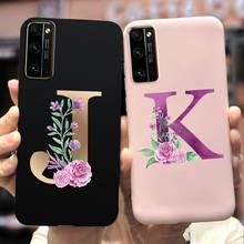 For Huawei Honor 30 Pro Case Soft Slim Cute 26 letters Phone Cases For Honor 30 Pro 30Pro EBG-AN00 Back Cover 6.57'' TPU Fundas 2024 - buy cheap