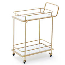 Nordic Hotel Light Luxury Tip Goods High-end Dining Car Trolley Tea Cart Wine Cart Restaurant Delivery Trolley 2024 - buy cheap