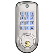 ¡Promoción! Cerradura Digital inteligente para puerta, dispositivo de cierre electrónico sin llave, con código y contraseña 2024 - compra barato