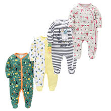 2020 newborn Baby Girl Rompers 3/4 pcs Full Sleeve Overalls roupa de bebe menino Cotton Clothes Cartoon Design Jumpsuit 2024 - buy cheap
