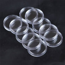 10Pcs Transparent Round Commemorative Coin Holder Coin Collection Plastic Clear Coin Capsules Box Dia. 32mm 2024 - buy cheap
