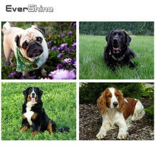 Evershine 5D Diamond Embroidery Animals Full Drill Square Diamond Painting Dog Cross Stitch Kit Diamond Mosaic Home Decoration 2024 - buy cheap