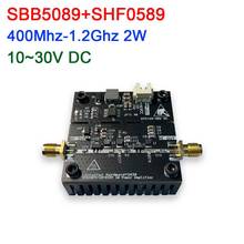 SBB5089+SHF0589 400M~1200Mhz 2W RF Amplifier For Ham Radio HF VHF UHF FM transmitter 315MHZ 433MHZ 2024 - buy cheap