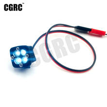 2PCS RC Model LED Spotlight Searchlight Dome Bumper Light 7V 1/10 RC Crawler Car Traxxas TRX4 TRX6 Scx10 II 90046 TF2 D90 D110 2024 - buy cheap