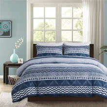 Jogo de cama boêmio fashion, conjunto de roupa de cama em cores soltas, 2 ou 3 peças 2024 - compre barato