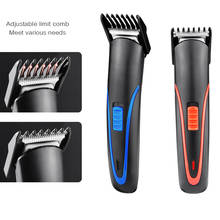 Rechargeable Hair Clipper Mini Portable Electric Cordless Hair Trimmer Professional Hair Cutting Machine Beard Trimer for Men 2024 - buy cheap