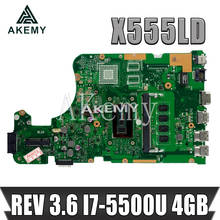 X555LD REV 3.6 X555LAB Motherboard For Asus X555LJ X555LB X555LA X555L Laptop Motherboard Mainboard Test Ok  I7-5500U 4GB-RAM GM 2024 - buy cheap