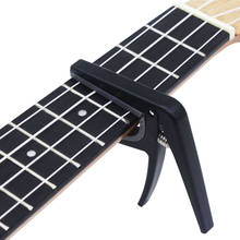 Professional Black Ukulele Capo Change Tuner Musical Instrument Accessories Acoustic 4 Strings Hawaii Guitar Tuning Clamp 2024 - buy cheap