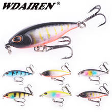 WDAIREN Pencil Fishing Lure Sinking Wobblers 4.8cm 3.6g Artificial Plastic Hard Bait With Hook Bass Pike Pesca Fishing Tackle 2024 - buy cheap