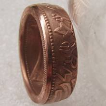 Germany Coin Ring 100% Copper Handmade In Sizes 8-16 2024 - buy cheap