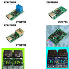 USB-C tipo C PD 100 2,0 a DC, módulo de carga con adaptador PD, 3,0 W, 5A, 9V, 12V, 15V, 20V 2024 - compra barato