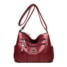Luxury Handbags Women Bags Designer Vintage Female Leather Shoulder Bag Casual Travel Crossbody Bag Female Messenger Bags Sac 2024 - buy cheap
