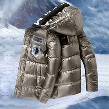 Inverno masculino jaqueta quente moda hip hop streetwear masculino inverno parka carta impressão casaco de qualidade masculino jaquetas 2024 - compre barato
