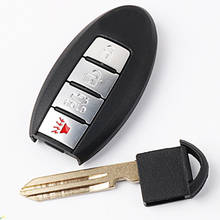 DAKATU 4 Buttons Smart Remote Key Shell Case Fob For Nissan Rogue Teana Sentra Versa Fob Car Key Cover Keyless Entry With Blade 2024 - buy cheap