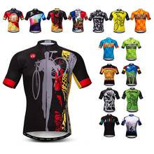Jpojpo camisa masculina de manga curta, de ciclismo, mtb, camisa para o verão de corrida, 2021 2024 - compre barato