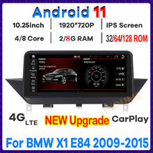 10.25" 8Core 8+128G Android 11 Car Multimedia Player Radio Stereo Head Unit WiFi 4G LTE GPS Navigation for BMW X1 E84 2009-2015 2024 - buy cheap