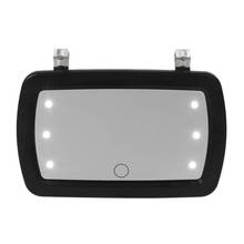 Car Sun Visor Mirror Makeup Sun-Shading Cosmetic Mirror Vanity Mirror Automobile Make Up Mirror with Six LED Lights Car Styling 2024 - buy cheap