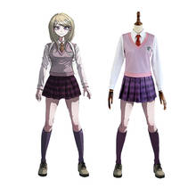 Anime Danganronpa V3 Akamatsu kaede Cosplay Costume Women's uniform Anime Shirt / Vest / skirt / socks JK school uniform 2024 - buy cheap