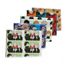 50*150cm Cartoon Japan Anime  Bullet Textured Liverpool Patchwork Tissue Kids home textile 2024 - buy cheap