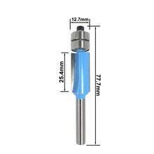 2pcs 1/4" Shank Flush Trim Router Bit Double Bearings Straight Bits Template Pattern Wood Milling Cutters End Dual MC01063 2024 - buy cheap