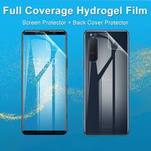 for Sony Xperia 5 II Screen Protector IMAK Front&Back Full Coverage Hydrogel Film for Sony Xperia 5 II 2024 - buy cheap