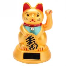 Maneki de mão e gato oscilante, chinês de sorte que acprimora a riqueza de gato, ornamentos de carro e gato de feng shui 2024 - compre barato