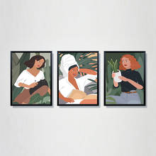 Плакат и печать феминистских девушек, настенная Картина на холсте с абстрактным изображением феминизма для гостиной 2024 - купить недорого