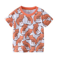 Funnygame-camisetas con estampado de dibujos animados para niño, ropa de algodón para bebé, camisetas informales, Camisetas para niño 2020 2024 - compra barato