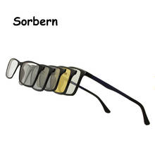 Ultem-Montura de gafas para hombre, lentes de visión nocturna Hd, con Clip magnético, polarizadas, UV400 2024 - compra barato