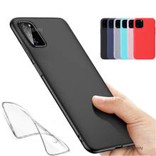 Surehin-capa transparente de silicone para smartphone, capinha macia para samsung galaxy s20 plus, ultra, s10, a70, a71, a50, a51 m, a40, a30, a20e, a10s, a01 2024 - compre barato