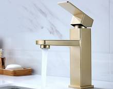 Bathroom Sink Faucet 304 SUS Cold & Hot Brush gold Bathroom Faucet Basin Tap Toilet Sink Water Faucet Crane 2024 - buy cheap