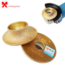 MX French Side Cylindrical Portable Angle Grinder Grinding Wheel Brazed Diamond For Marble Granite Quartz Stone Polished Stone 2024 - buy cheap