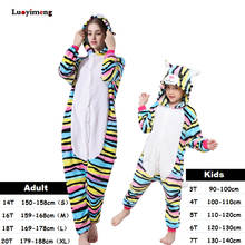Adults Kids Kigurumi Pajamas Unicorn Stitch Panda Pajamas Onesie For Kids Cartoon Women Sleepwear Baby Pyjamas Boy Girl Costumes 2024 - buy cheap