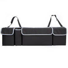 Car Trunk Organizer Adjustable Backseat Storage Bag High Capacity Multi-use Oxford Automobile Seat Back Organizers CTOB02 2024 - buy cheap