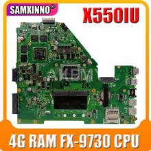 For Asus X550I X550IK X550IU Notebook laptop motherboard mainboard 2GB Graphics card 4G RAM FX-9730 CPU 2024 - buy cheap
